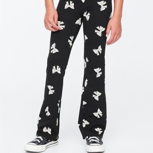 GAP Kids Flare Leggings with Bow Print -NWT